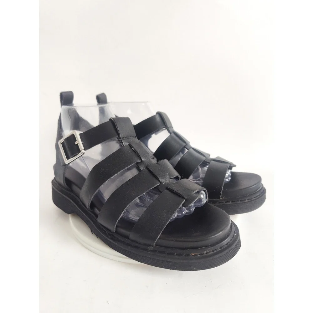 Steve Madden Black Gladiator Sandals